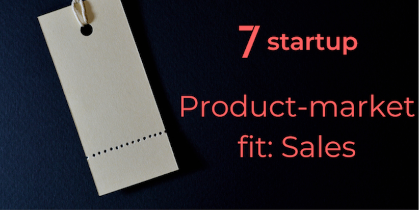 product-market fit, Product-Market-Fit: Sales